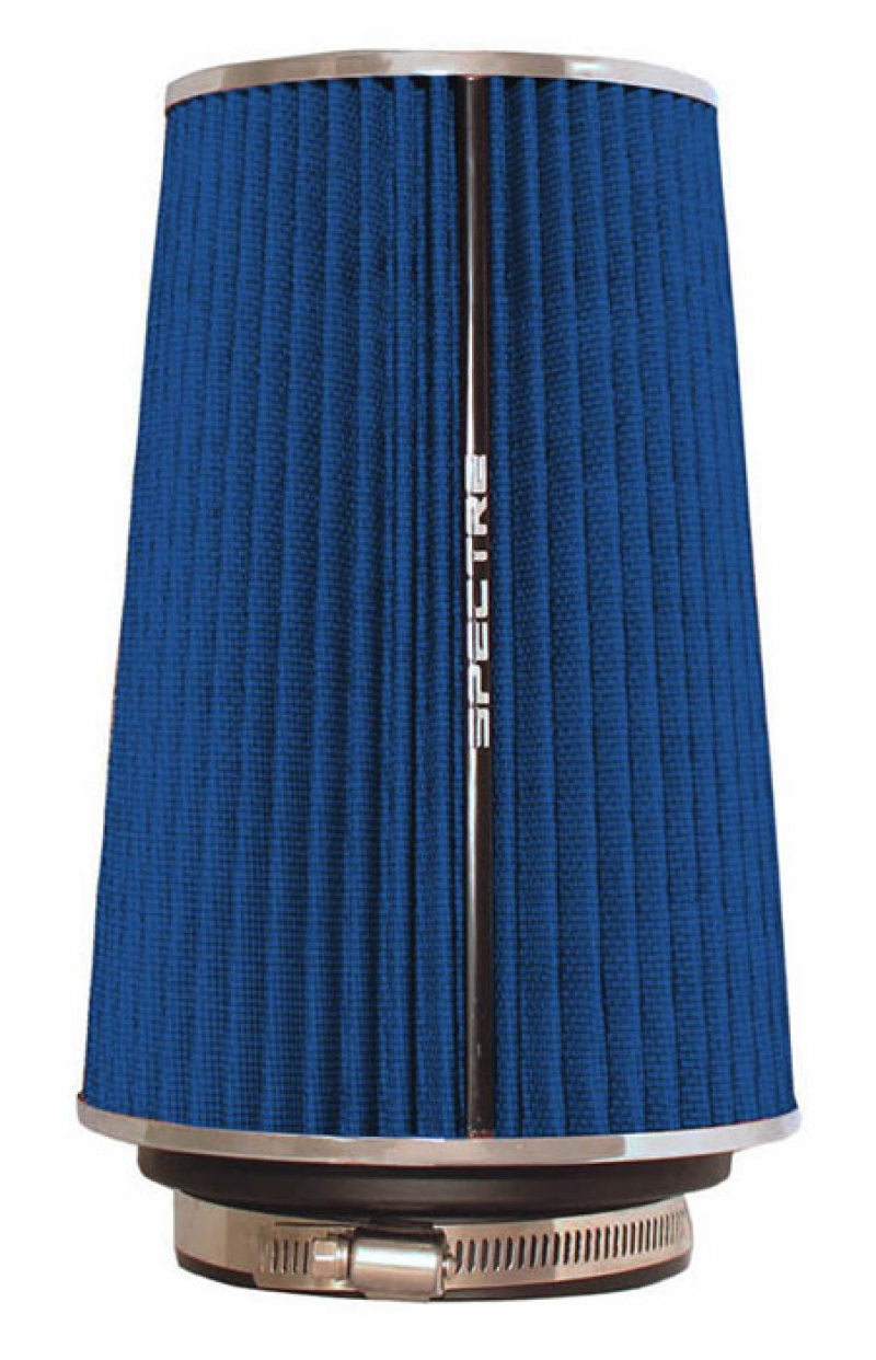 Spectre 9736 Adjustable Conical Air Filter 9-1/2in. Tall (Fits 3in. / 3-1/2in. / 4in. Tubes) - Blue