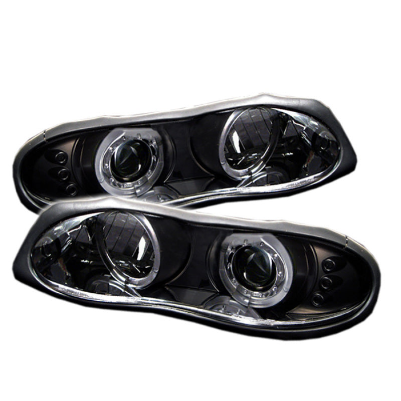 Spyder 5009234 fits Chevy 98-02 Camaro Projector Headlights LED Halo LED Blk -