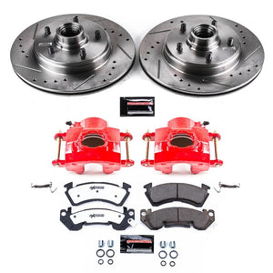 PowerStop KC2937-26 94-96 fits Chevrolet Impala Front Z26 Street Kit w/Cals