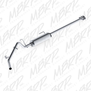 MBRP S5326P fits Toyota Tacoma 4.0L EC/CC Cat Back Single Exit AL P Exhaust