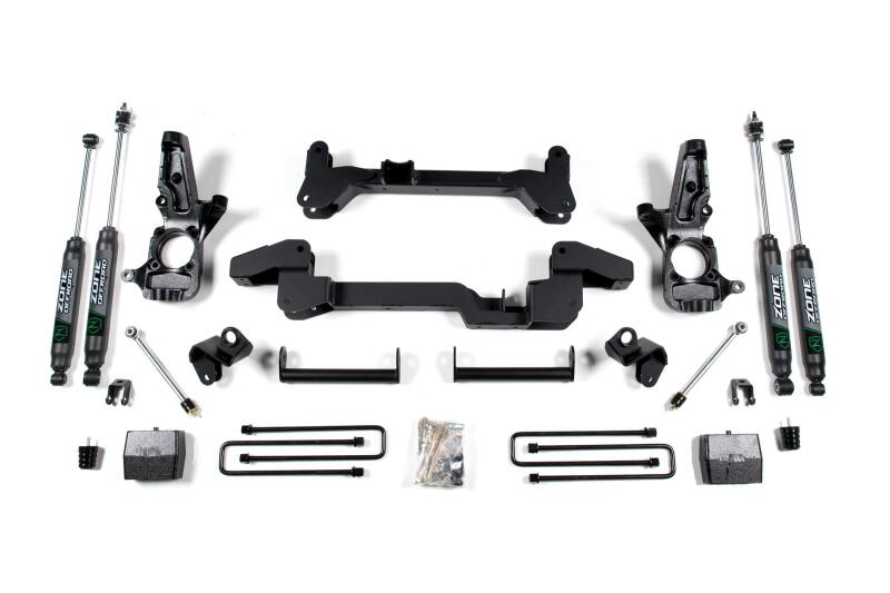 Zone Offroad ZONC5F 01-10 fits GM C2500 HD 6in Suspension Lift - Fox