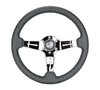NRG ST-010BC-PR ST-010BC-PR Light Weight Gaming Steering Wheel - 350mm 3 Black