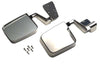 Kentrol 30475 fits Jeep 88-06 Wrangler YJ/TJ Mirror Kit Pair - Polished Silver