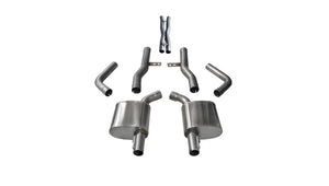 CORSA Performance 21018 Corsa 2017-2020 fits Dodge Charger/fits Chrysler 300 5.7L V8 Xtreme Cat-Back Dual Rear Exit w/o Tips