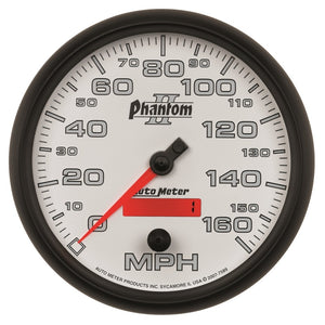 AutoMeter 7589 Autometer Phantom II 5in Electrical Programmable Speedometer 150MPH