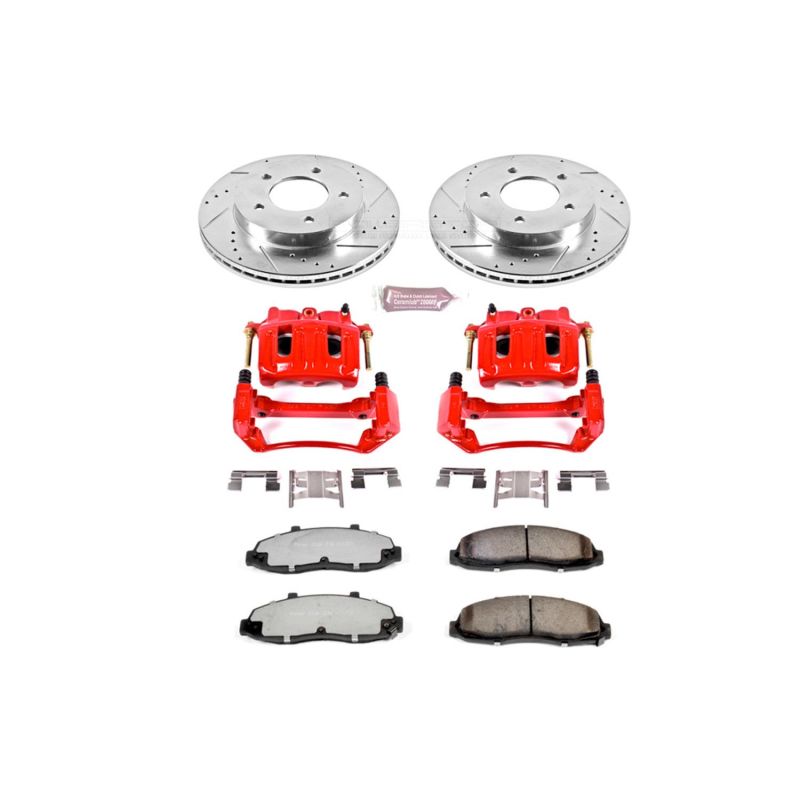 PowerStop fits Ford 99-03 F-150 Front Z36 Truck & Tow Brake Kit w/Calipers