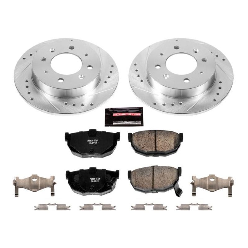 PowerStop K5905 fits Kia 04-09 Spectra Rear Z23 Evolution Sport Brake Kit