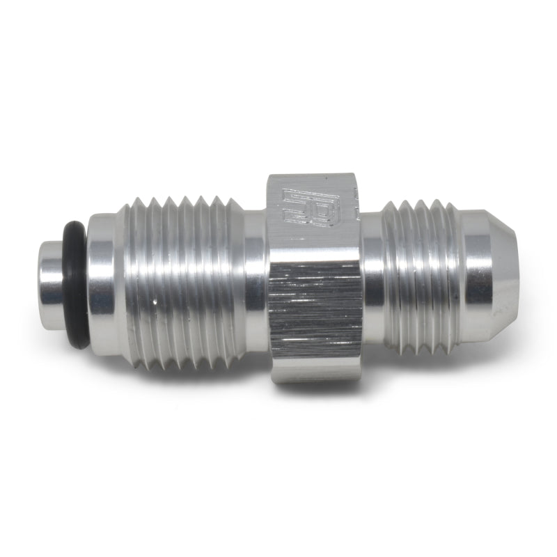 Russell 648040 Performance -6 AN (male to 11/16in-18 O-ring seal) Power Steering Adapter. Clear anodized