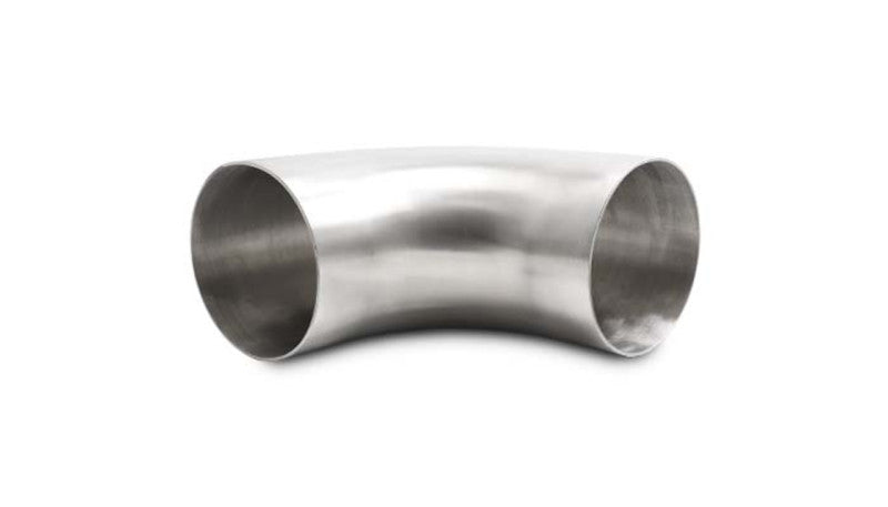 Vibrant 13356 OD 5.91in Tangent Length T304 SS 90 Deg Mandrel Bend w/Extended L