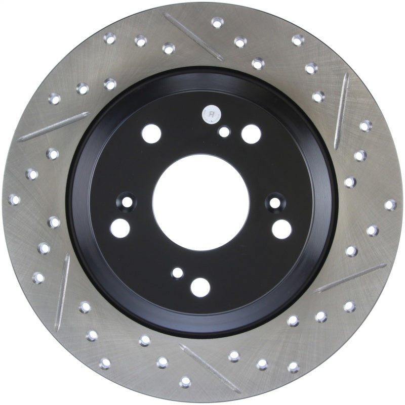Stoptech 127.40050L 00-09 S2000 Slotted & Drilled Left Rear Rotor
