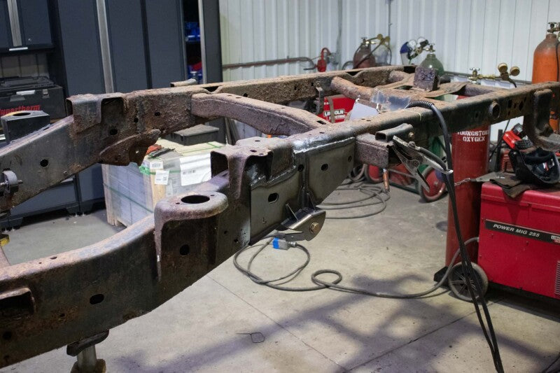 RustBuster RB7083L Forward Leaf Spring Mount Left Side
