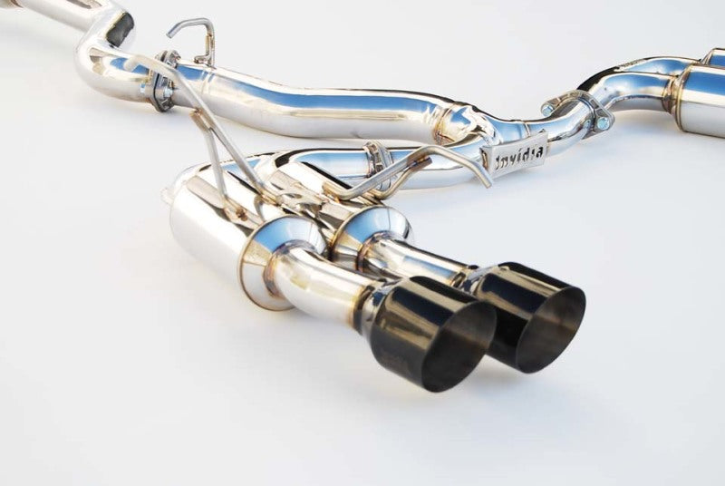 Invidia HS15STIGM4SB 2015+ fits Subaru WRX / STI Gemini/R400 Single Layer Quad Black Tip Cat-Back Exhaust