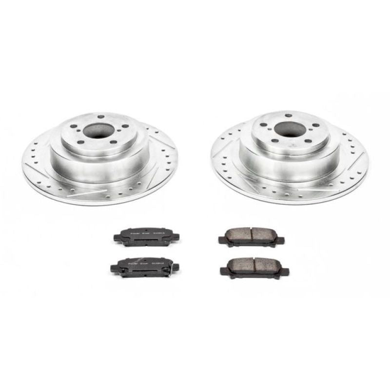 PowerStop K3124 fits Subaru 03-06 Baja Rear Z23 Evolution Sport Brake Kit