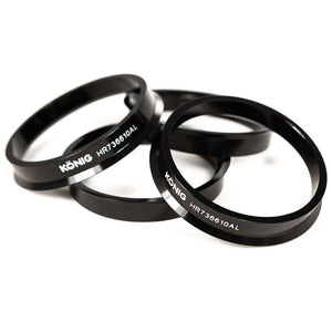 Konig HR736610AL Aluminum Hub Ring Set (4pcs) - 73.1mm O.D. / 66.1mm I.D.
