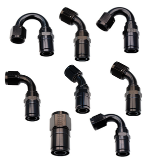 Fragola 2604508 -8AN Race-Rite Crimp-On Hose End 45 Degree