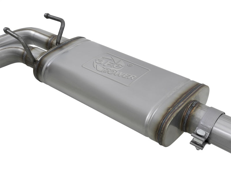 AFE 49-44098-B Series 3in to 2.5in 409 SS Cat-Back Exhaust w/ Black Tips 09-18