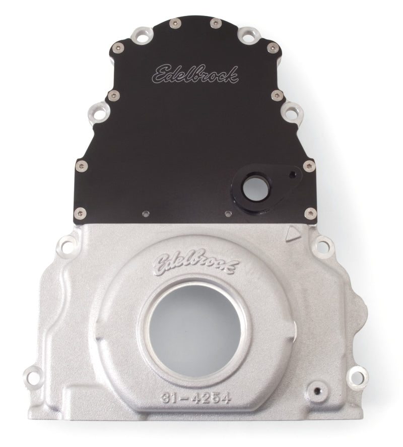 Edelbrock 4255 Timing Cover 2-Piece for fits GM Gen 4 Ls-Series