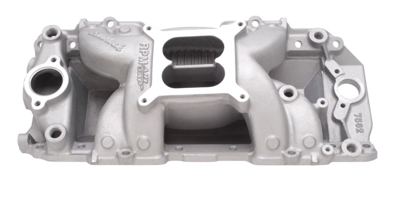 Edelbrock 7562 B/B Chev Rect Port RPM Air-Gap Manifold