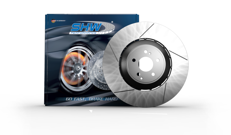 SHW Performance TFX49150 SHW 16-19 fits Mercedes-Benz C63 AMG 4.0L Front Drilled-Slotted Lightweight Brake Rotor (2224212612)