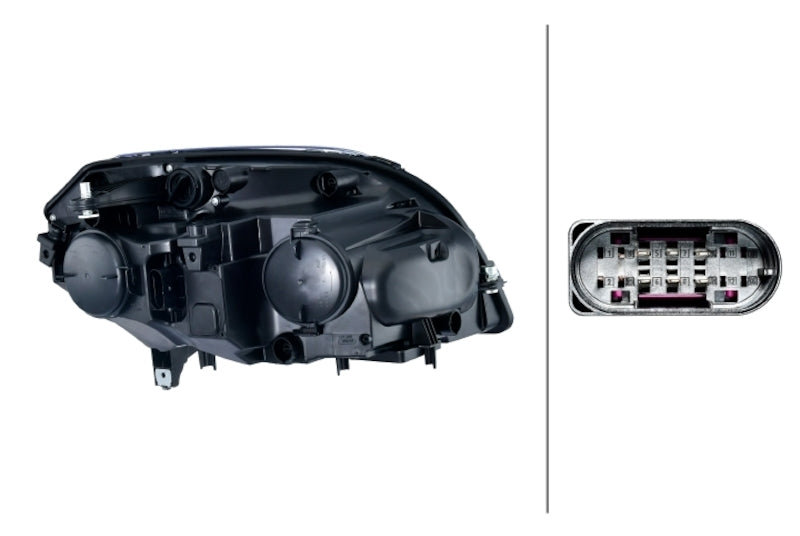 Hella LA354878031 2012-2015 fits Mercedes-Benz GLK250 Headlight Assembly