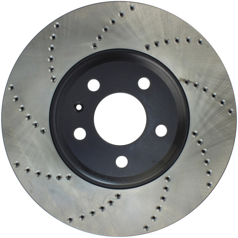 Stoptech 128.33123R Power Slot 09-10 Audi A4/A4 Quattro / 08-10 A5 / 10 S4 Front Right Drilled Rotor