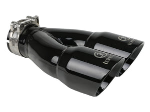 AFE 49T25364-B10  2.5in 304 Stainless Steel Clamp-on Exhaust Tip 2.5in Inlet 3i