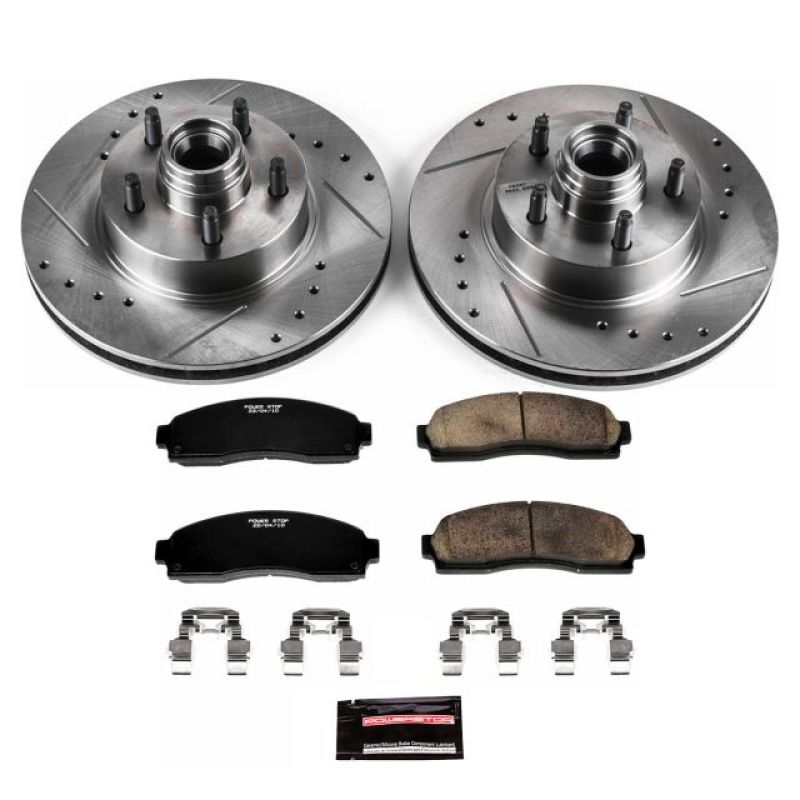 PowerStop K1857 fits Ford 03-09 Ranger Front Z23 Evolution Sport Brake Kit