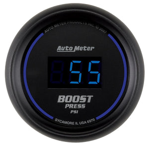 AutoMeter 6970 Autometer Cobalt Digital 52mm Digital 5-60 PSI Boost Gauge
