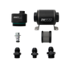 DeatschWerks 8-FFR-070-010K-8 DWFFR-X 70mm Billet Fuel Filter Regulator - 10 Micron with 8AN Fittings