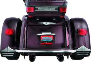 Kuryakyn 7220 Kuryakyn Rear Mud Flaps For Trikes Chrome