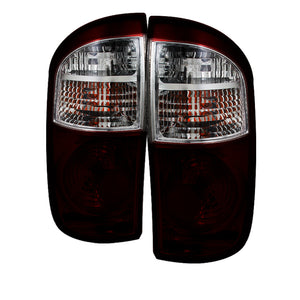 9033384 Xtune fits Toyota 04-06 Tundra Double Cab OEM Style Tail Lights Red Sm