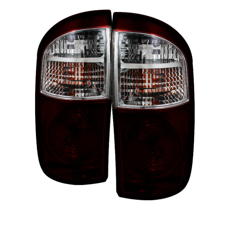 9033384 Xtune fits Toyota 04-06 Tundra Double Cab OEM Style Tail Lights Red Sm