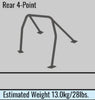 Cusco 232 270 C20 Safety 21 2-Pssgr 4-PT Roll Cage fits Nissan Skyline R33 - (S/O-No Cancel)