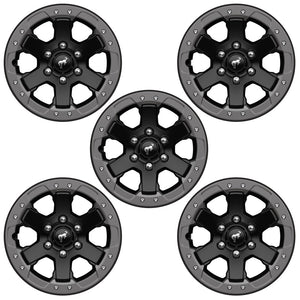 fits Ford Racing M-1007K-DC178B 21-23 Bronco 17inx8in Badlands Bead Lock Capable Wheel Kit