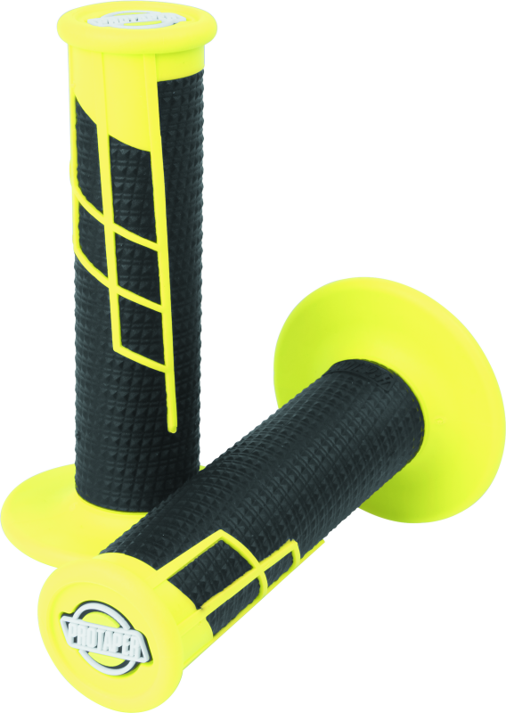 ProTaper 21657 Clamp-On 1/2 Waffle Grip - Neon Yellow/Black