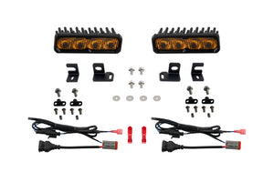 Diode Dynamics DD8578 2024-2026 fits Toyota Tacoma/4Runner Fog SS6 Pro LED Kit Yellow 3000K