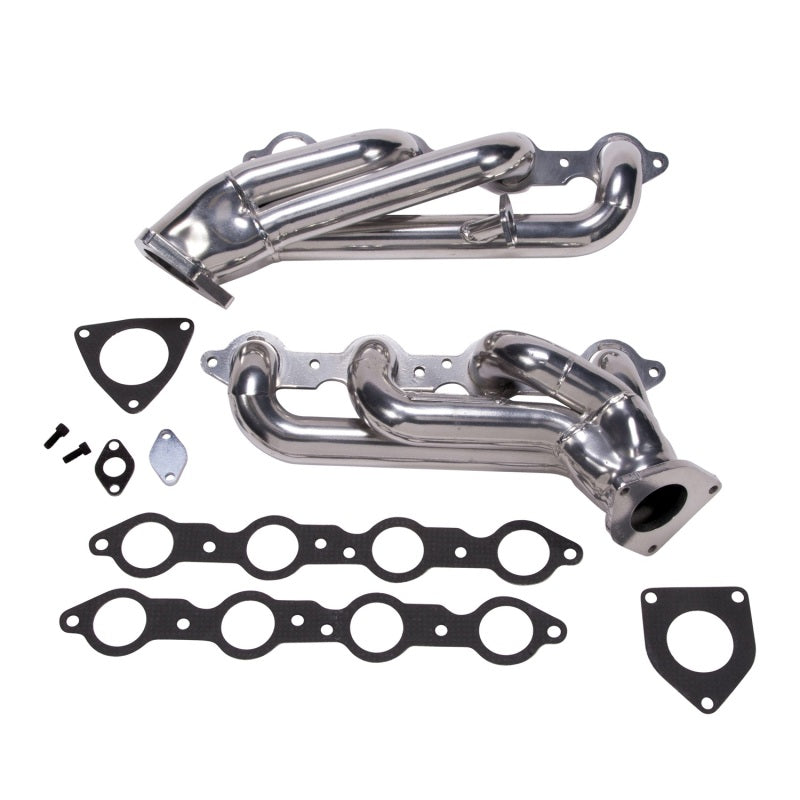 BBK  40060 GM Truck SUV 6.0 Shorty Tuned Length Exhaust Headers - 1-3/4 Silver C
