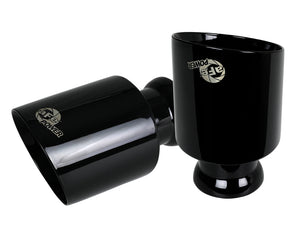 AFE 49C32068-B orce-XP 4-1/2in Black OE Replacement Exhaust Tips - 15-19 fits D