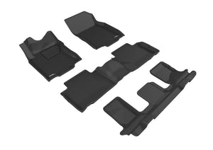 3D MAXpider Land fits Rover F-Pace/Range Rover Velar Kagu 1st Row Floormat - Bl