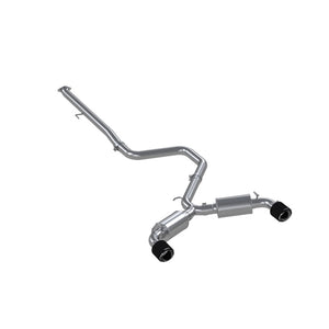 MBRP S47063CF fits Hyundai Veloster N 2.0L Turbo 3in Cat Back - T304 Tip
