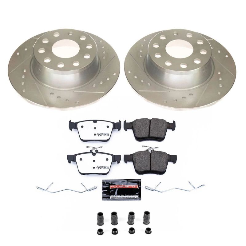 PowerStop K8337-26 2019 fits Volkswagen Jetta Rear Z26 Street Warrior Brake Kit