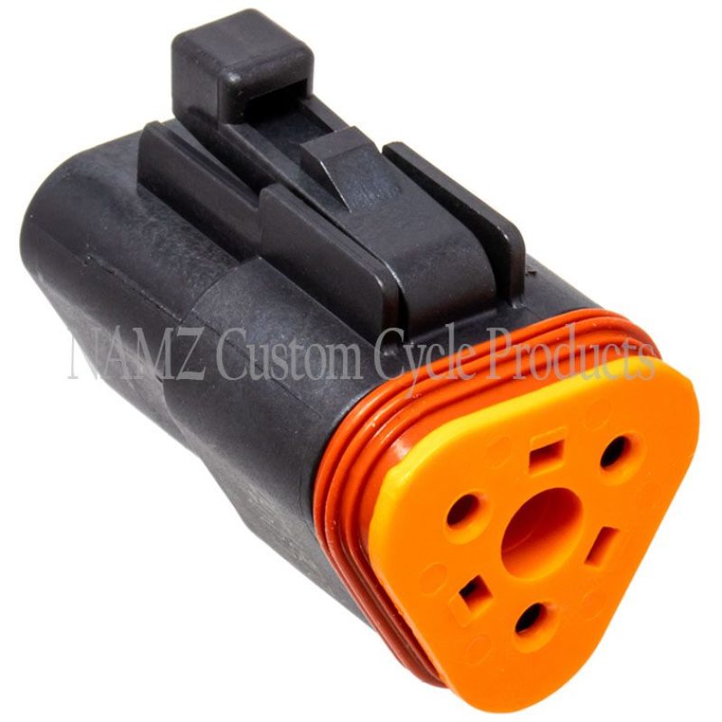 NAMZ DP-3B Deutsch DT Series 3-Wire Plug & Wedgelock - Black (HD 721BK)