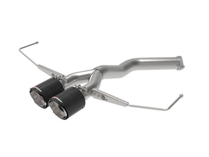 AFE 49-37012-C  3in-2.5in 304 SS Axle-Back Exhaust w/ Carbon Tip 19-20 fits Hyu