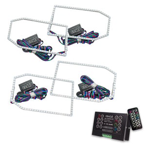 ORACLE Lighting 2271-333 Oracle fits Chevy Silverado 14-15 Halo Kit Non-Projector Style - ColorSHIFT w/ 2.0 Controller