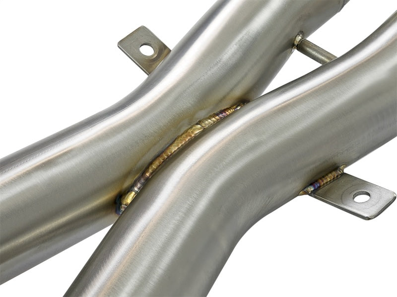 AFE 49-36339-B orce-Xp 2-1/2in 304 SS Cat-Back Exhaust w/ Black Tips 05-08 fits