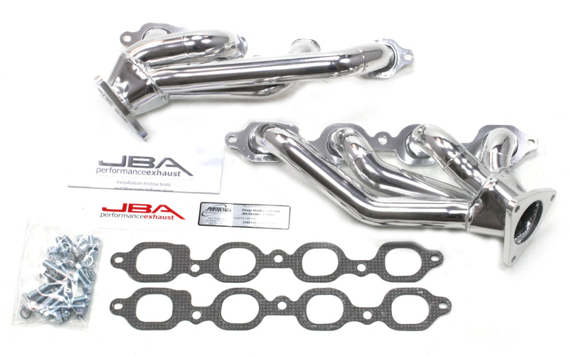 JBA 1850S-4JS GM Truck 5.3L/6.2L DFI 1-5/8in Primary Silver Ctd Cat4Ward Header