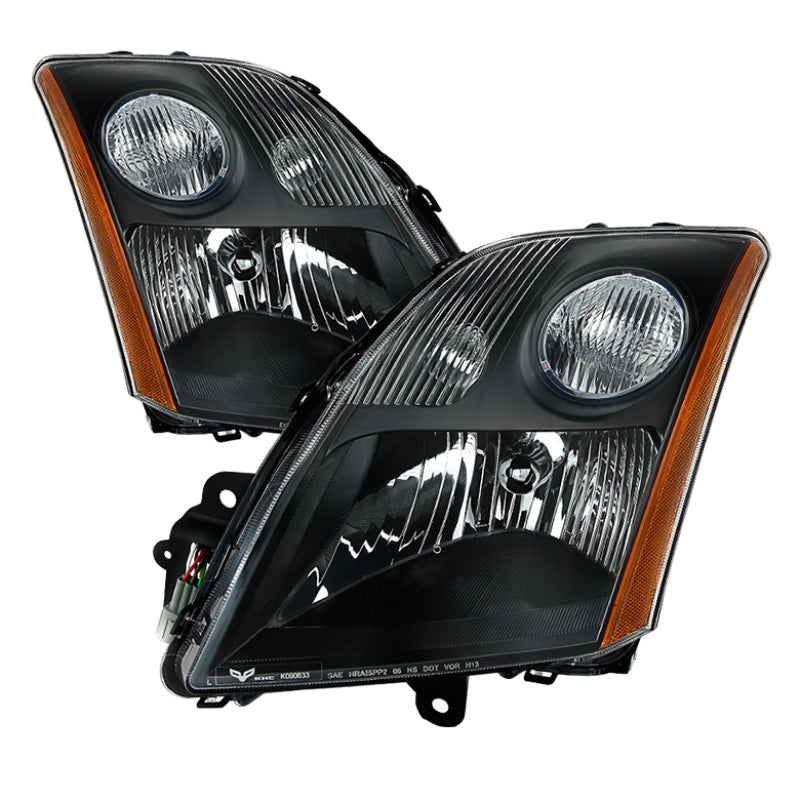 SPYDER 9035609 xTune fits Nissan Sentra L4 2.0L 2.5L OEM Style Headlight Black