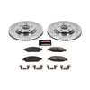 PowerStop K6496 2013 fits Infiniti JX35 Front Z23 Evolution Sport Brake Kit