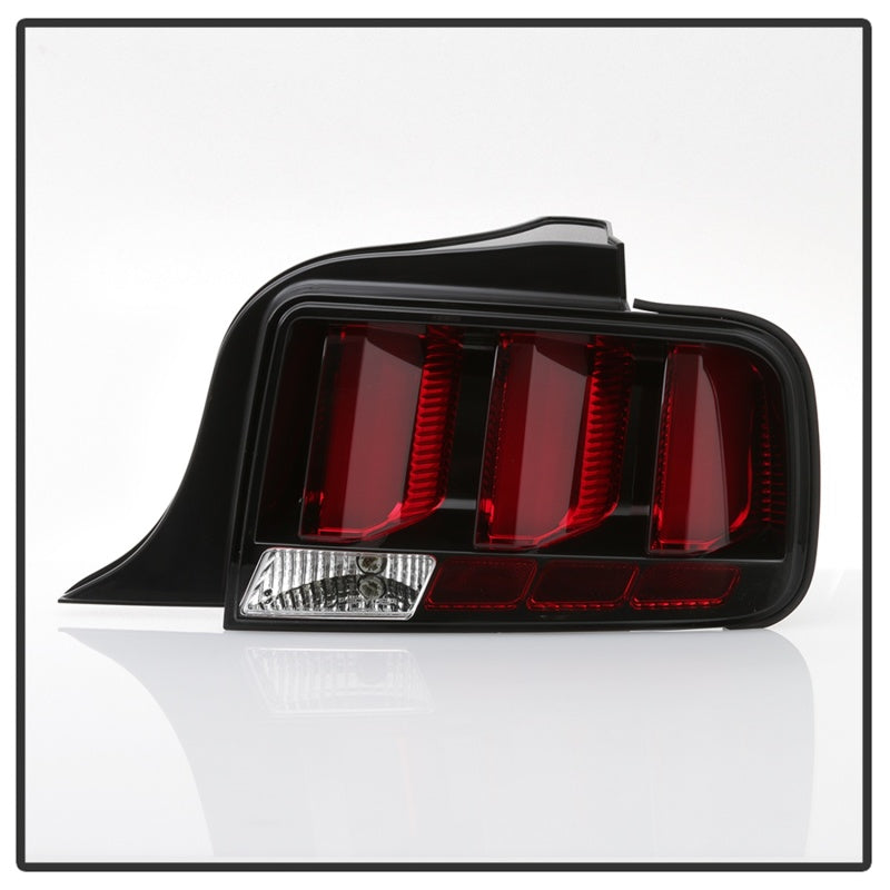 Spyder 5086716 fits Ford 05-09 Mustang (Red Light Bar) LED Tail Lights - Black