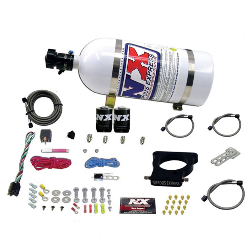 Nitrous Express Nitrous 20935-10 Express GM LS 78mm 3-Bolt Nitrous Plate Kit (50
